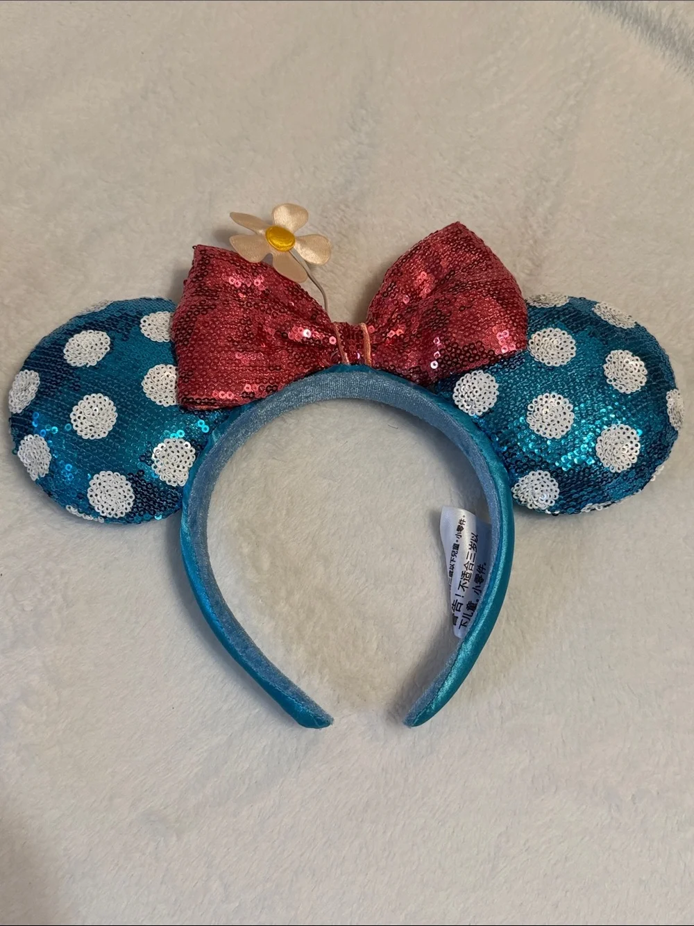 Assorted Disney Sequin Minnie Ear Headbands with Bows